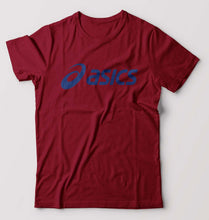 Load image into Gallery viewer, Asics T-Shirt for Men-S(38 Inches)-Maroon-Ektarfa.online
