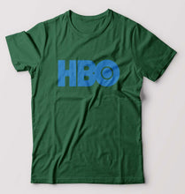 Load image into Gallery viewer, HBO T-Shirt for Men-S(38 Inches)-Dark Green-Ektarfa.online

