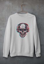 Load image into Gallery viewer, Skull Unisex Sweatshirt for Men/Women-Grey Melange-Ektarfa.online
