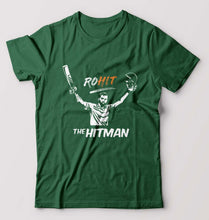 Load image into Gallery viewer, Rohit Sharma T-Shirt for Men-Bottle Green-Ektarfa.online
