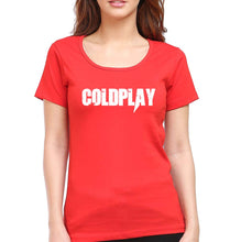 Load image into Gallery viewer, Coldplay T-Shirt for Women-Red-Ektarfa.online
