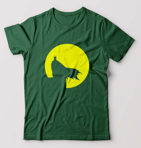 Batman Superhero T-Shirt for Men-Bottle Green-Ektarfa.online