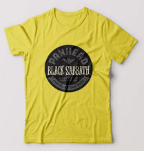 Load image into Gallery viewer, Black Sabbath T-Shirt for Men-S(38 Inches)-Yellow-Ektarfa.online
