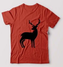 Load image into Gallery viewer, Deer T-Shirt for Men-Brick Red-Ektarfa.online
