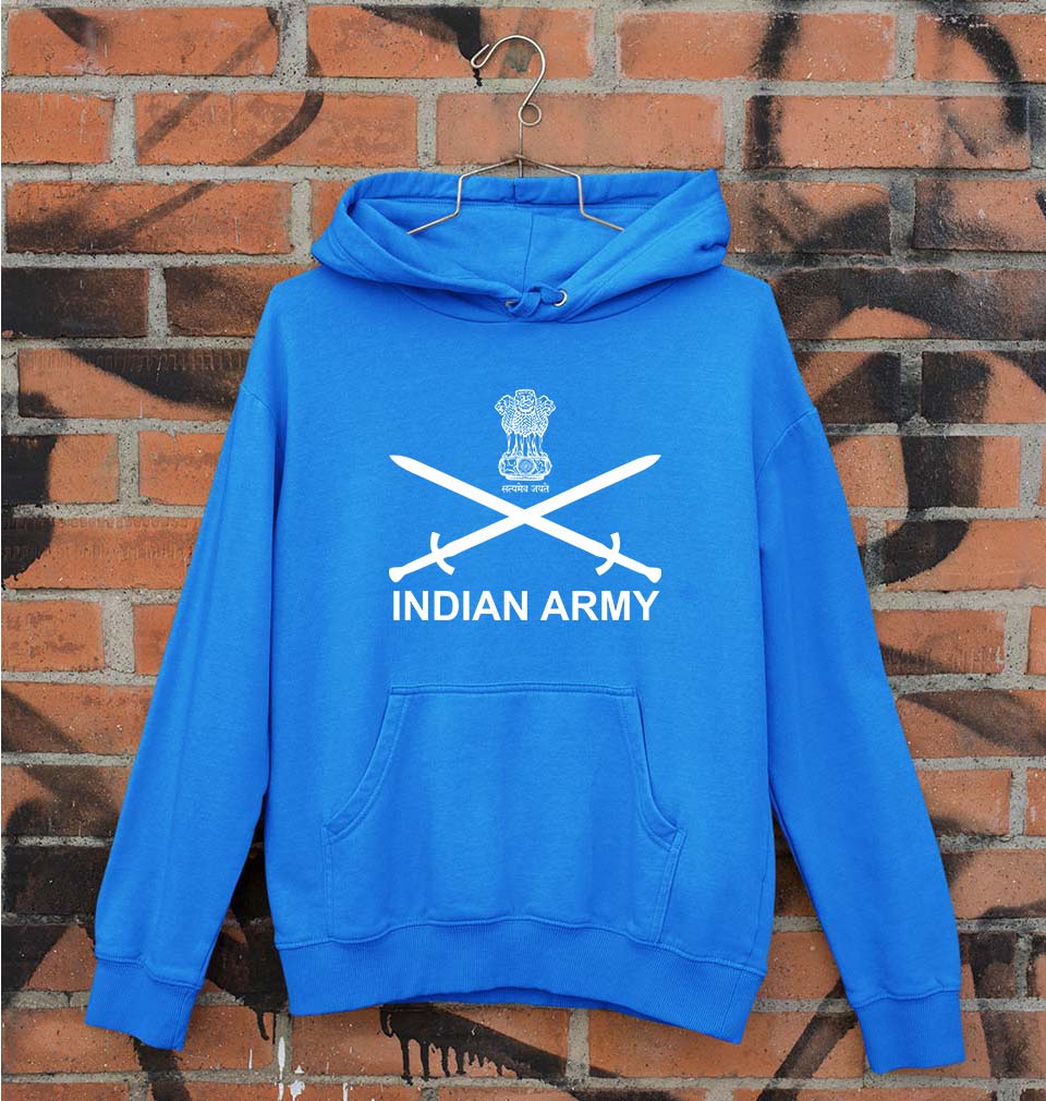 Indian Army Unisex Hoodie for Men Women