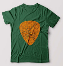 Load image into Gallery viewer, Guitar T-Shirt for Men-Bottle Green-Ektarfa.online
