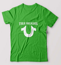 Load image into Gallery viewer, True Religion T-Shirt for Men-S(38 Inches)-Flag green-Ektarfa.online
