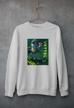 Load image into Gallery viewer, Sebastian Vettel F1 Unisex Sweatshirt for Men/Women-S(40 Inches)-Grey Melange-Ektarfa.online
