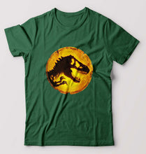 Load image into Gallery viewer, Jurassic World T-Shirt for Men-S(38 Inches)-Bottle Green-Ektarfa.online

