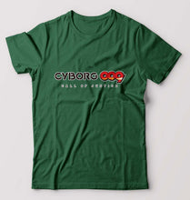 Load image into Gallery viewer, CYBORG009 CALL OF JUSTICE T-Shirt for Men-Bottle Green-Ektarfa.online
