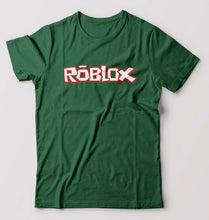 Load image into Gallery viewer, Roblox T-Shirt for Men-S(38 Inches)-Bottle Green-Ektarfa.online
