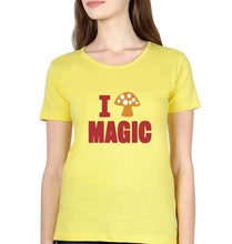 Load image into Gallery viewer, Mushroom T-Shirt for Women-Yellow-Ektarfa.online

