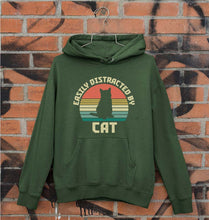 Load image into Gallery viewer, Cat Unisex Hoodie for Men/Women-S(40 Inches)-Olive Green-Ektarfa.online
