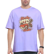 Load image into Gallery viewer, Poker Oversized T-Shirt for Men-Lavender-Ektarfa.online
