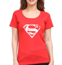 Load image into Gallery viewer, Superman Superhero T-Shirt for Women-Red-Ektarfa.online
