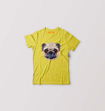 Load image into Gallery viewer, Pug Dog Kids T-Shirt for Boy/Girl-0-1 Year(20 Inches)-Mustard Yellow-Ektarfa.online
