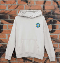 Load image into Gallery viewer, Brazil Football Unisex Hoodie for Men/Women-S(40 Inches)-grey-Ektarfa.online
