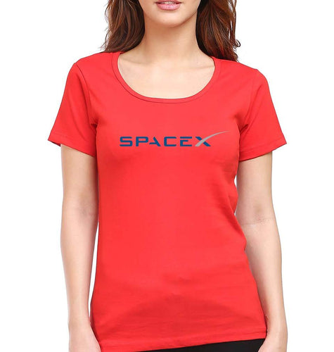 SpaceX T-Shirt for Women-Red-Ektarfa.online