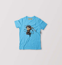 Load image into Gallery viewer, Attack on Titan Kids T-Shirt for Boy/Girl-Light Blue-Ektarfa.online
