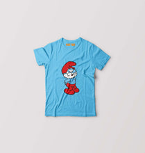 Load image into Gallery viewer, Papa Smurf Kids T-Shirt for Boy/Girl-Sky Blue-Ektarfa.online

