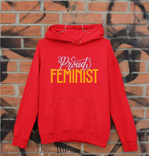 Load image into Gallery viewer, Feminist Unisex Hoodie for Men/Women-S(40 Inches)-Red-Ektarfa.online
