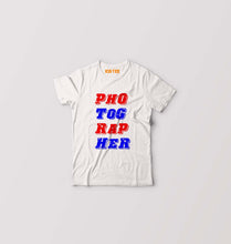 Load image into Gallery viewer, Photographer Kids T-Shirt for Boy/Girl-White-Ektarfa.online
