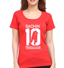 Load image into Gallery viewer, Sachin Tendulkar T-Shirt for Women-Red-Ektarfa.online

