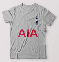 Load image into Gallery viewer, Tottenham Hotspur F.C. 2021-22 T-Shirt for Men-S(38 Inches)-Grey Melange-Ektarfa.online
