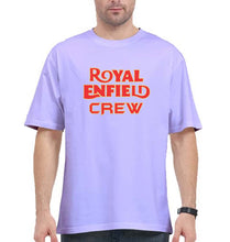 Load image into Gallery viewer, Royal Enfield Crew Oversized T-Shirt for Men-Lavender-Ektarfa.online
