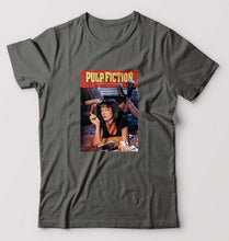 Load image into Gallery viewer, Pulp Fiction T-Shirt for Men-S(38 Inches)-Charcoal-Ektarfa.online
