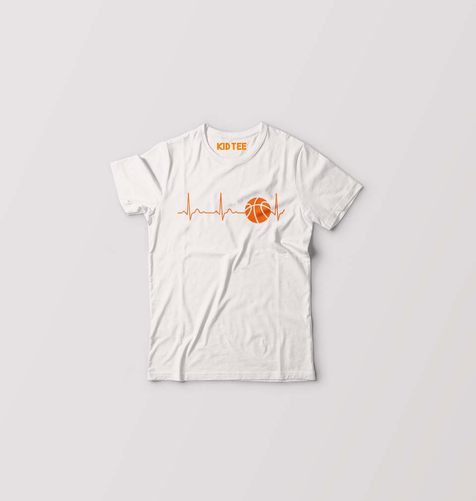 NBA Basketball Kids T-Shirt for Boy/Girl-White-Ektarfa.online