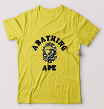 Load image into Gallery viewer, A Bathing Ape T-Shirt for Men-S(38 Inches)-Yellow-Ektarfa.online
