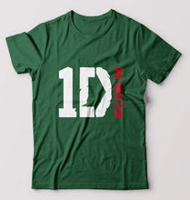 Load image into Gallery viewer, One Direction T-Shirt for Men-S(38 Inches)-Bottle Green-Ektarfa.online
