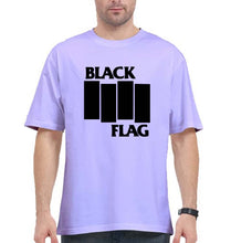 Load image into Gallery viewer, Black Flag Oversized T-Shirt for Men-Lavender-Ektarfa.online
