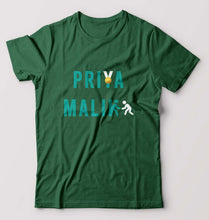 Load image into Gallery viewer, Priya Malik T-Shirt for Men-S(38 Inches)-Bottle Green-Ektarfa.online
