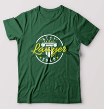 Load image into Gallery viewer, Best Lawyer T-Shirt for Men-Bottle Green-Ektarfa.online
