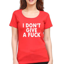 Load image into Gallery viewer, Fuck T-Shirt for Women-XS(32 Inches)-Red-Ektarfa.online
