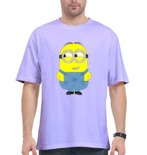 Load image into Gallery viewer, Minion Oversized T-Shirt for Men-Lavender-Ektarfa.online
