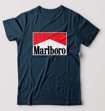 Load image into Gallery viewer, Marlboro T-Shirt for Men-S(38 Inches)-Petrol Blue-Ektarfa.online
