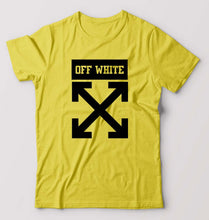 Load image into Gallery viewer, Off White T-Shirt for Men-Yellow-Ektarfa.online
