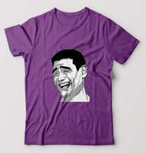 Load image into Gallery viewer, Yao Ming Face(Bitch Please) T-Shirt for Men-Purple-Ektarfa.online
