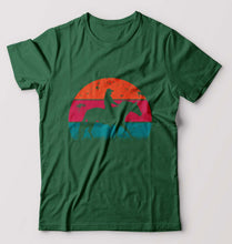 Load image into Gallery viewer, Horse Riding T-Shirt for Men-Bottle Green-Ektarfa.online
