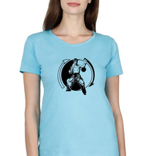 Load image into Gallery viewer, Bruce Lee T-Shirt for Women-SkyBlue-Ektarfa.online

