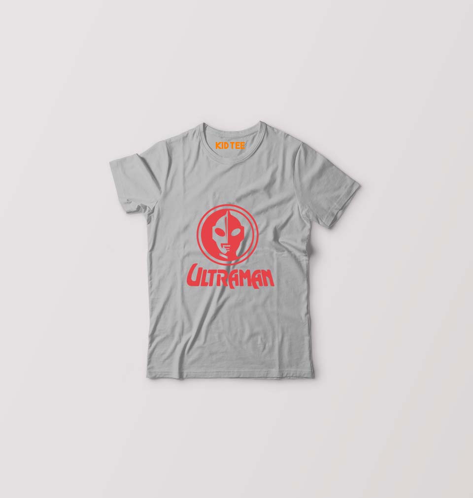 Ultraman Kids T-Shirt for Boy/Girl-0-1 Year(20 Inches)-Grey-Ektarfa.online