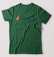 Load image into Gallery viewer, ICICI Bank T-Shirt for Men-S(38 Inches)-Dark Green-Ektarfa.online
