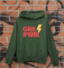 Load image into Gallery viewer, Feminist Girl Power Unisex Hoodie for Men/Women-S(40 Inches)-Dark Green-Ektarfa.online
