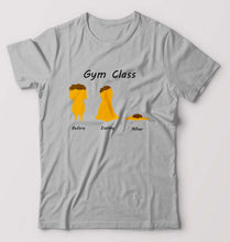 Load image into Gallery viewer, Gym Funny T-Shirt for Men-Grey Melange-Ektarfa.online
