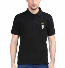 Load image into Gallery viewer, Juventus Logo Polo T-Shirt for Men-S(38 Inches)-Black-Ektarfa.co.in
