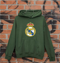 Load image into Gallery viewer, Real Madrid Unisex Hoodie for Men/Women-S(40 Inches)-Dark Green-Ektarfa.online
