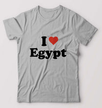 Load image into Gallery viewer, I Love Egypt T-Shirt for Men-Grey Melange-Ektarfa.online

